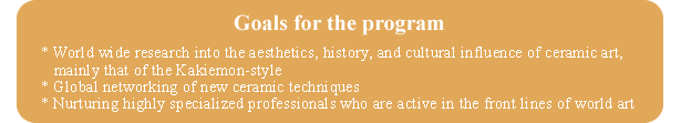 Goals for the program