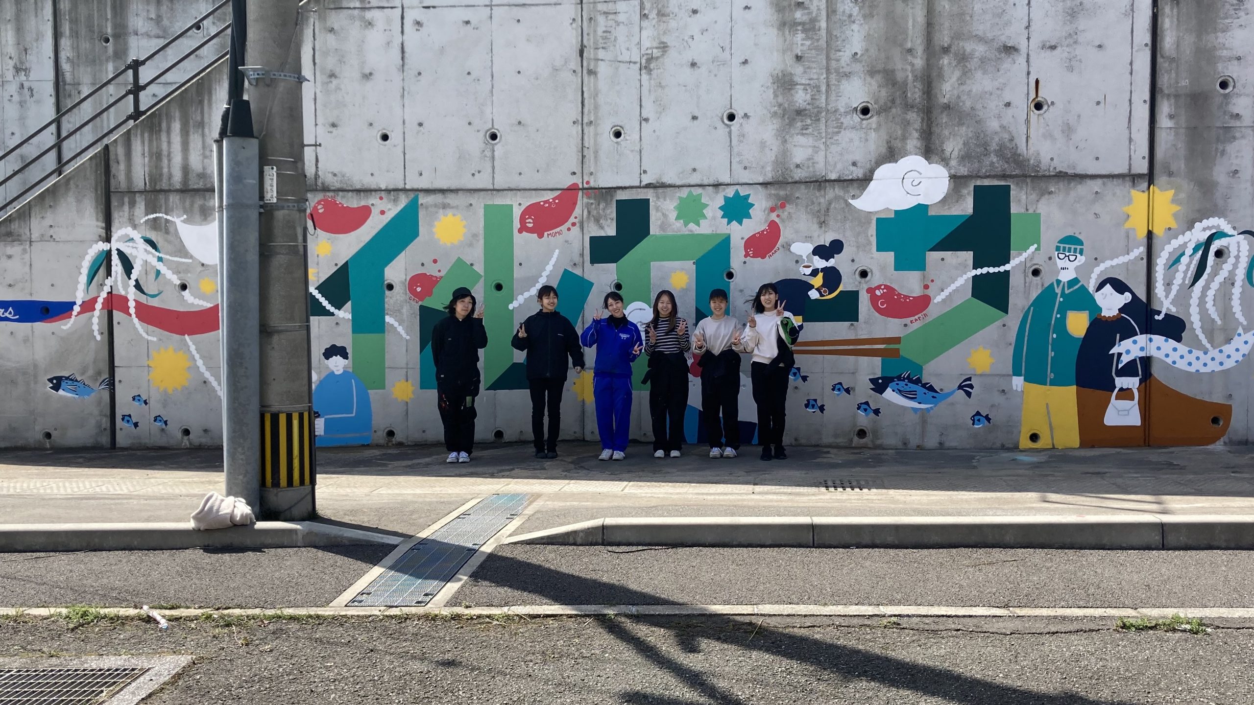 イルガーサウォールアート第二弾が完成しました！ | 九州産業大学