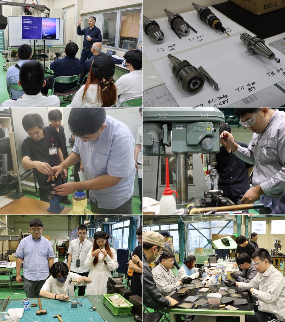 龍華科技大学の本学訪問の様子