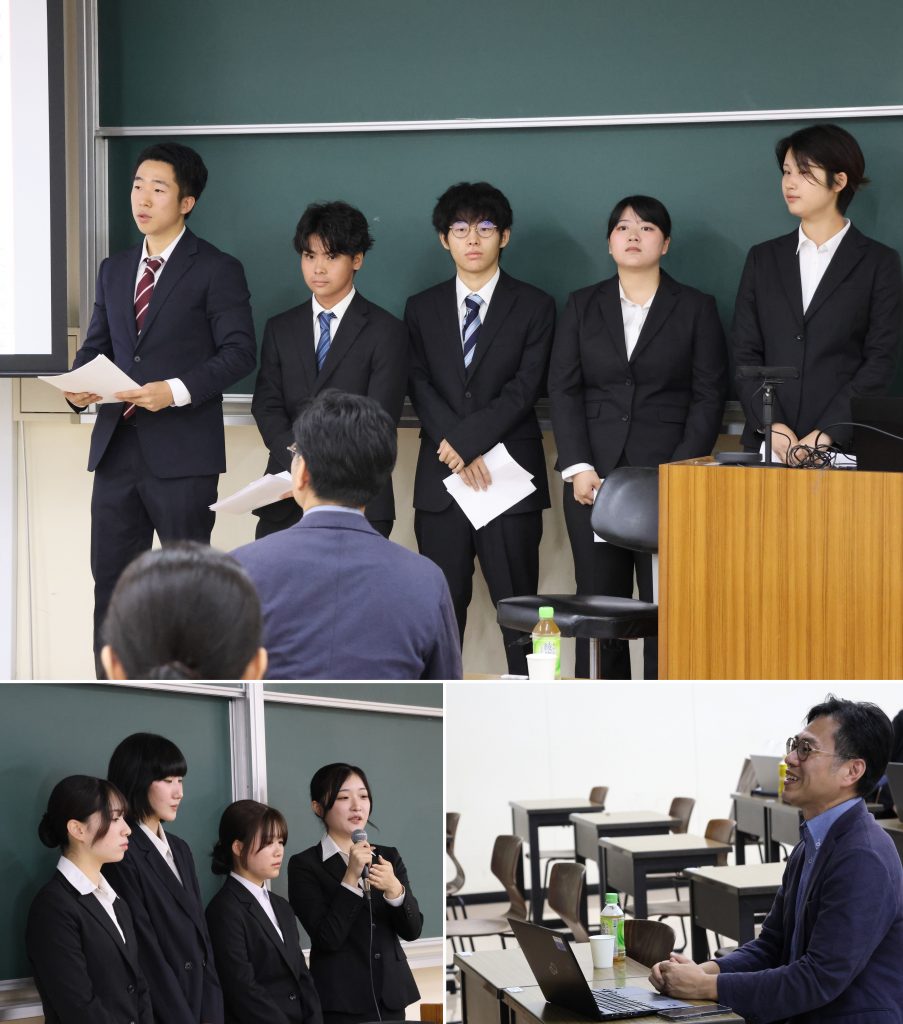 JR九州ホテルズアンドリゾーツの課題解決に向けた中間発表会(牧ゼミ)
