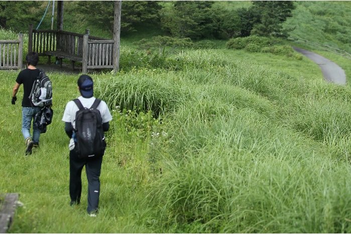 阿蘇荻岳のフロラ調査