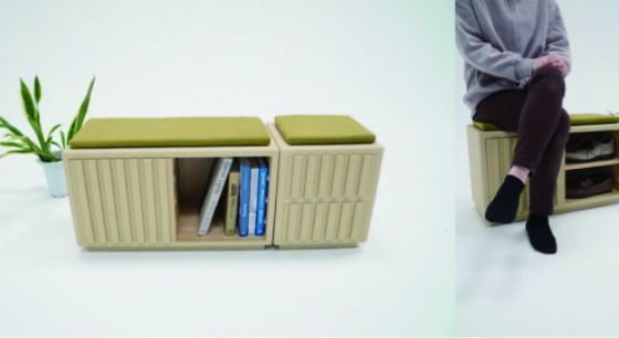 写真:桐製家具の新商品